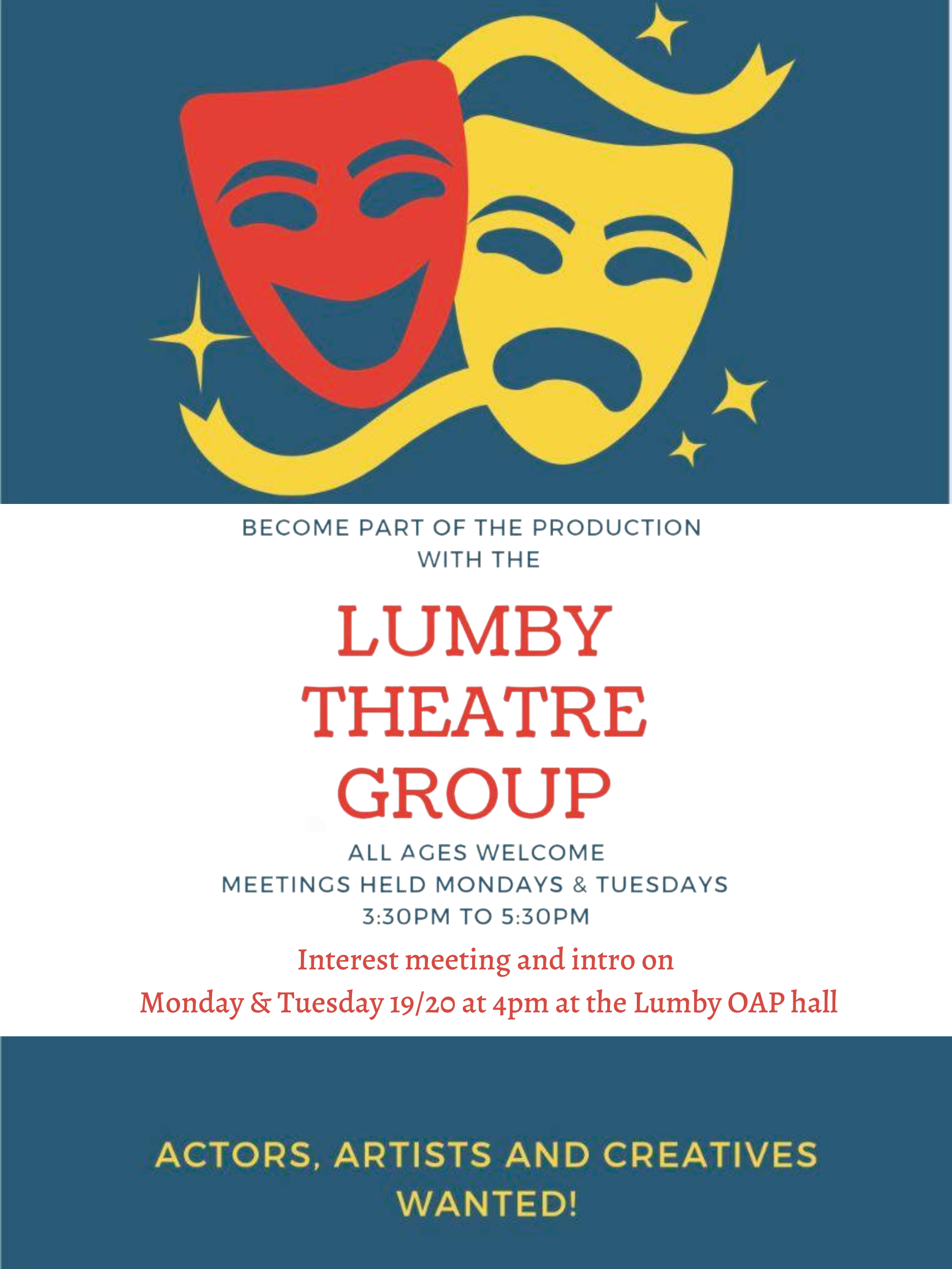 Lumby Theatre group meeting